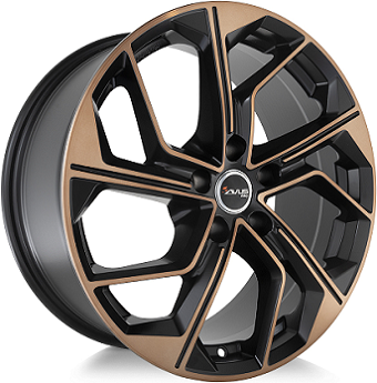 Алуминиеви джанти AVUS VELGEN AC-522 Black / Copper 8Jx18