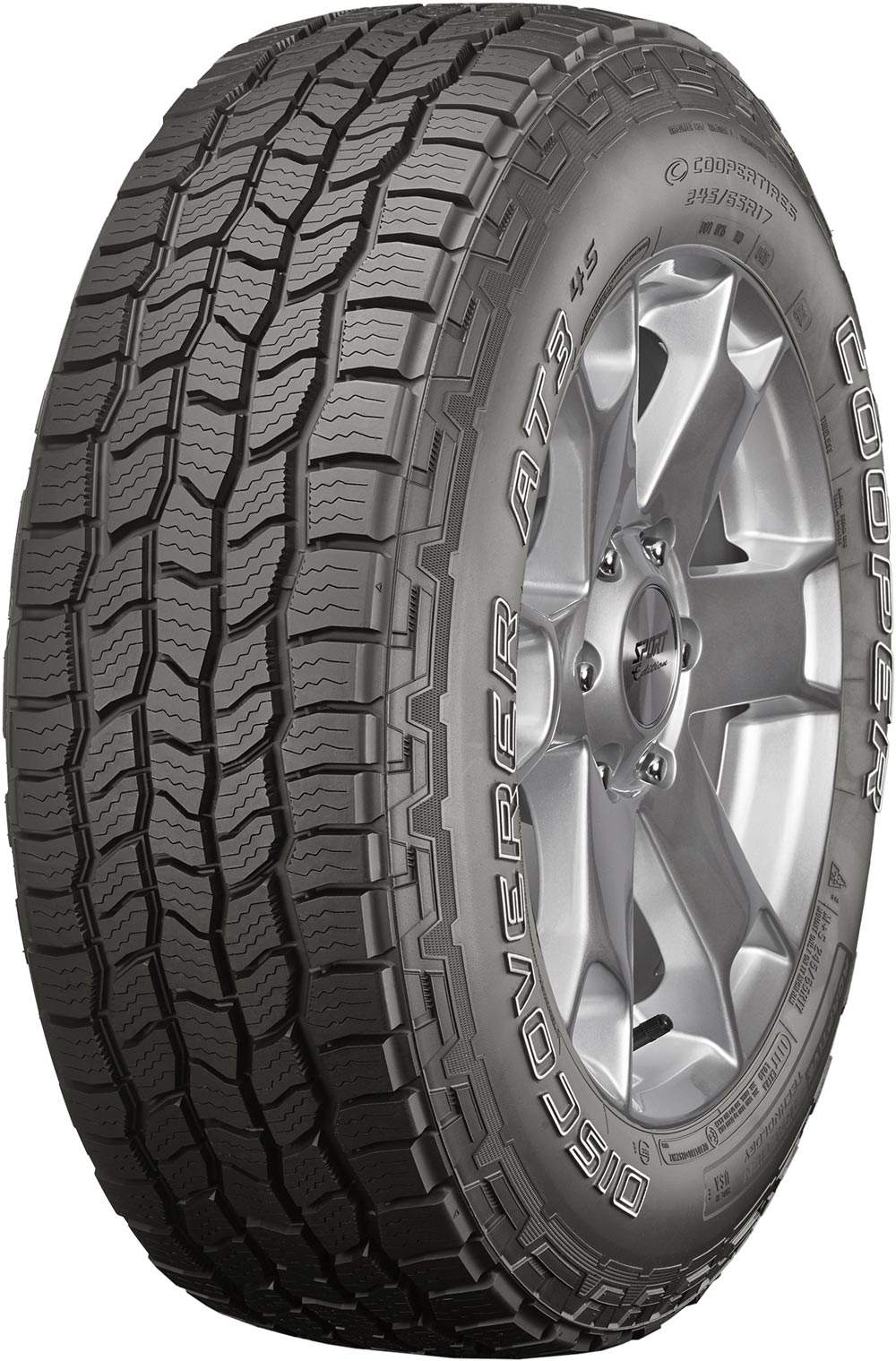 Джипови гуми COOPER DISCOVERER AT3 4S OWL 255/75 R17 115T