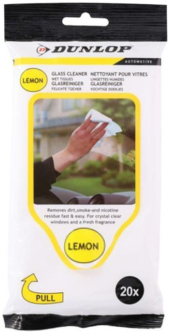 Аксесоари DUNLOP Мокри кърпи Dunlop за стъкла-36922 С аромат на Лимон