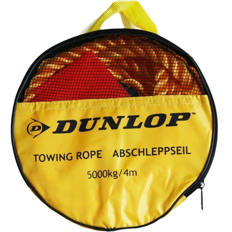 Аксесоари DUNLOP Въже за теглене Dunlop 5t/4m (18230) Жълто. в калъф. с куки-карабинери