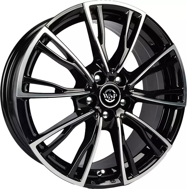 Алуминиеви джанти WSP AUDI WD006 LUGANO GLOSSY BLACK POLISHED 7Jx17