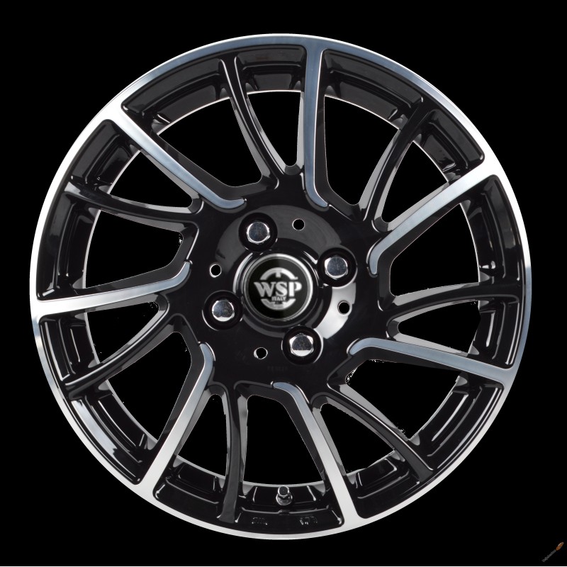 Алуминиеви джанти WSP LANCIA WD009 MOON GLOSSY BLACK POLISHED 6Jx15