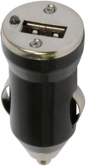 Аксесоари DUNLOP Зарядно за кола Dunlop USB 12/24V-1A -58337 6x3x2 cm черно с LED индикатор